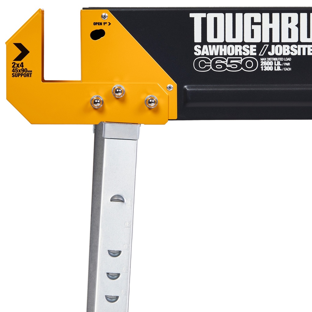 2-Pack C650 Sawhorse / Jobsite Tables