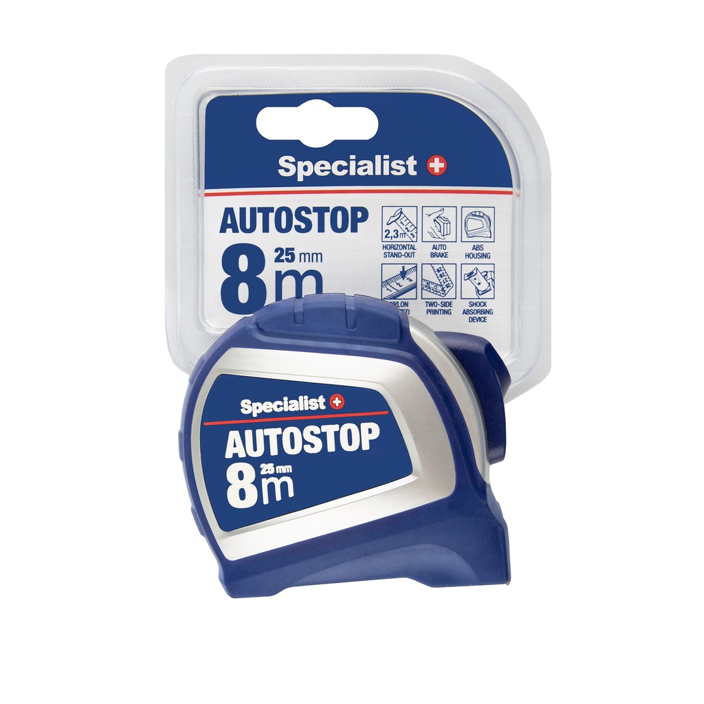SPECIALIST+ AUTOSTOP RULETĖ 8 M X 25 MM