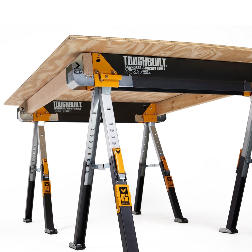 2-Pack C700 Sawhorse / Jobsite Tables