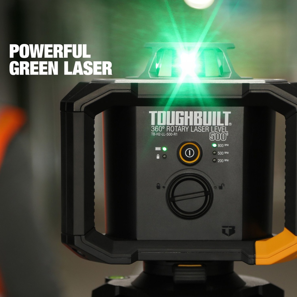 360º Rotary Laser Level Kit + Rolling Laser Receiver