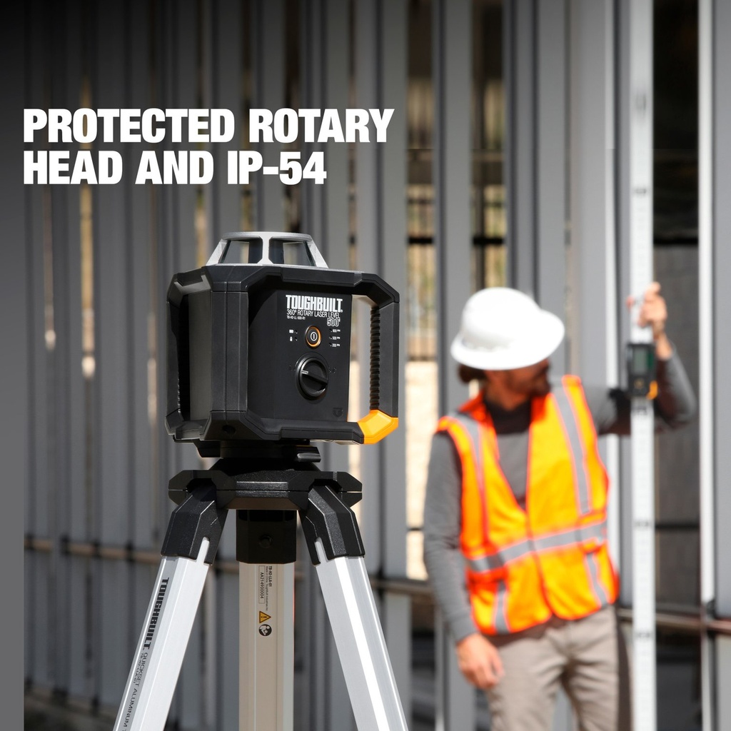 360º Rotary Laser Level Kit + Rolling Laser Receiver