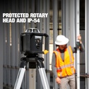 360º Rotary Laser Level Kit + Rolling Laser Receiver