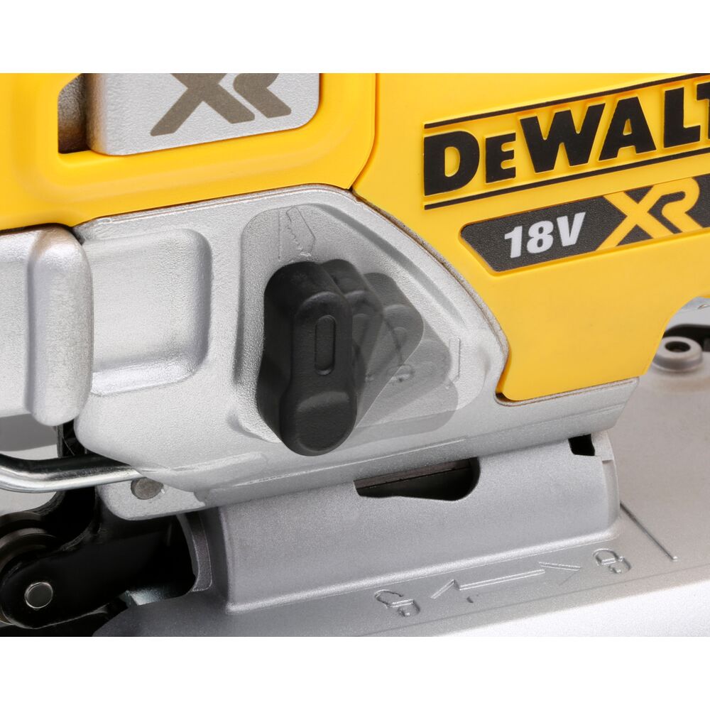 Akumuliatorinis siaurapjūklis DeWalt DCS334N