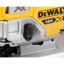Akumuliatorinis siaurapjūklis DeWalt DCS334N
