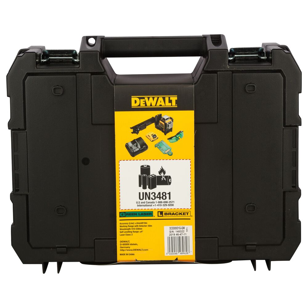 DeWALT DCE089D1G linijinis lazeris, 3D, žalias