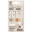 FISCHER kaiščiai su varžtais SX Plus S, 6x30 mm, 15 vnt.