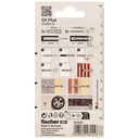 FISCHER kaiščiai su varžtais SX Plus S, 12x60 mm, 3 vnt.