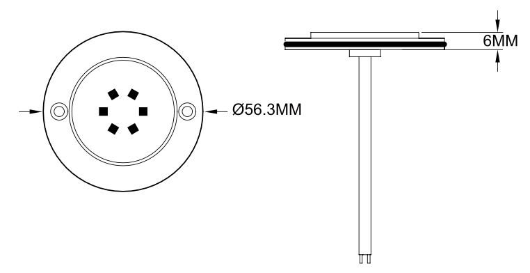 Šviestuvas Specialist Aliuminis 3W, 24V, 3000K, IP67