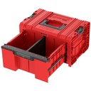 QBRICK PRO įrankių dėžė su stalčiu 2.0 EXPERT RED