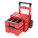 QBRICK PRO įrankių dėžė su ratukais, 2 stalčiai