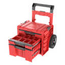 QBRICK PRO įrankių dėžė su ratukais, 3 stalčiai