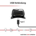 Galvos žibintuvėlis, 9W, įkraunamas USB-C, ARCAS