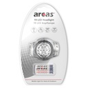 Galvos žibintuvėlis 19 LED, ARCAS