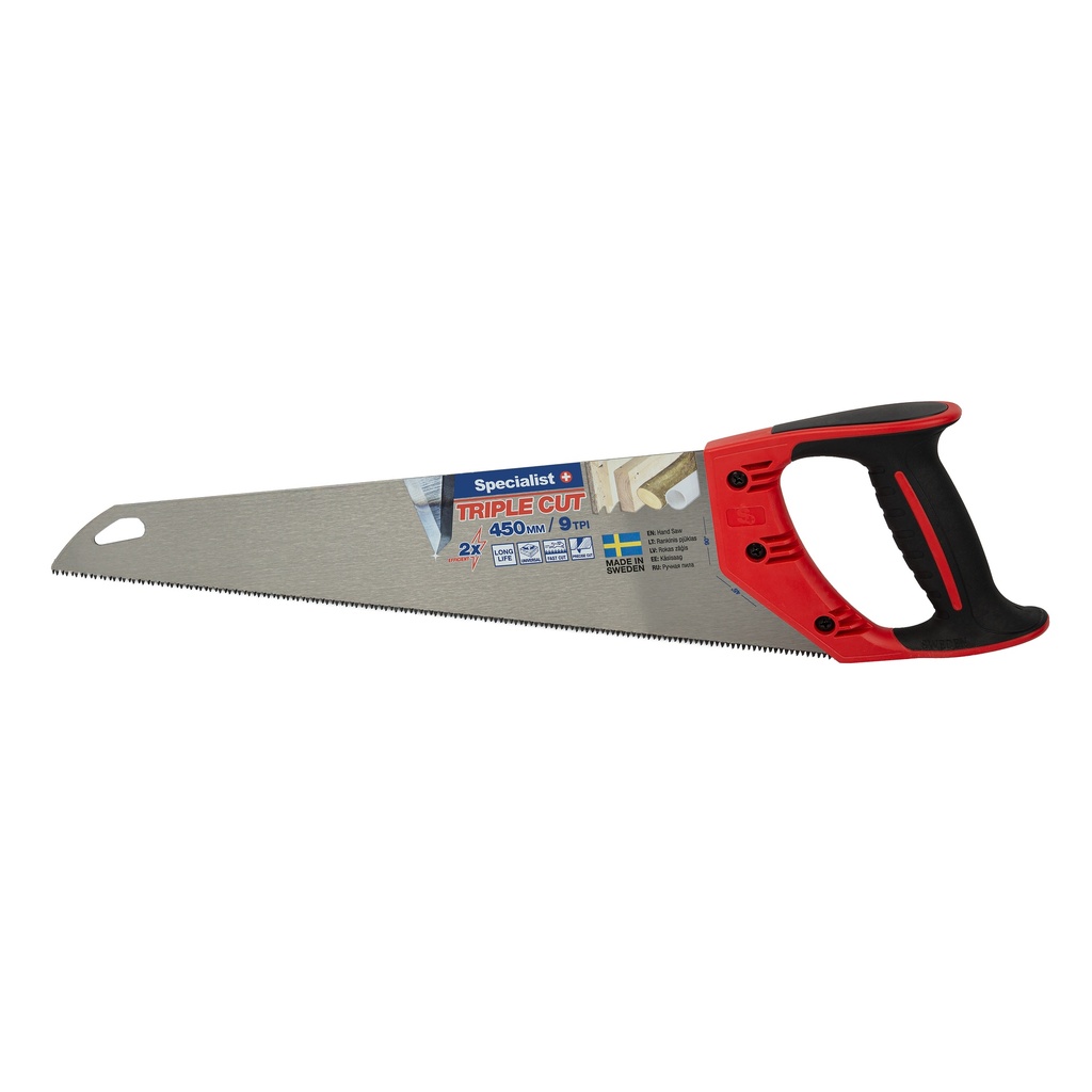 SPECIALIST+ rankinis pjūklas TRIPLE CUT 450mm, 9TPI