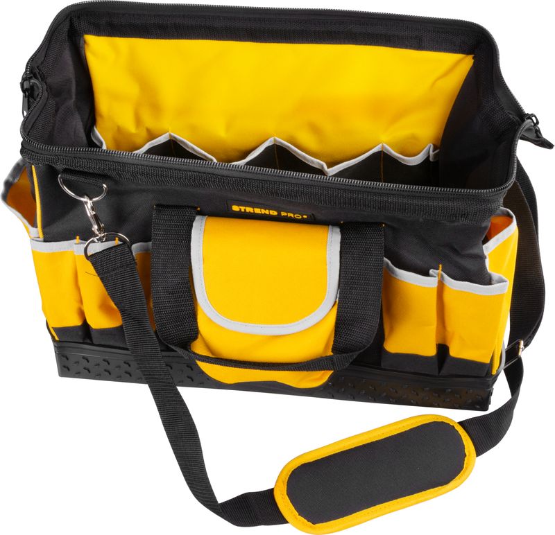 Krepšys Strend Pro, tekstilinis, sunkiems įrankiams, uždaromas, maks. 20 kg, 44x25x24 cm