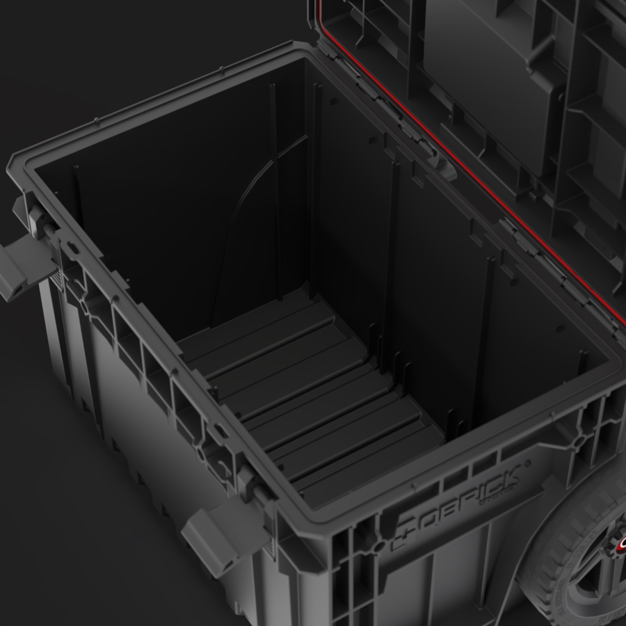 Įrankių dėžė su ratukais ONE Cart 2.0, QBRICK