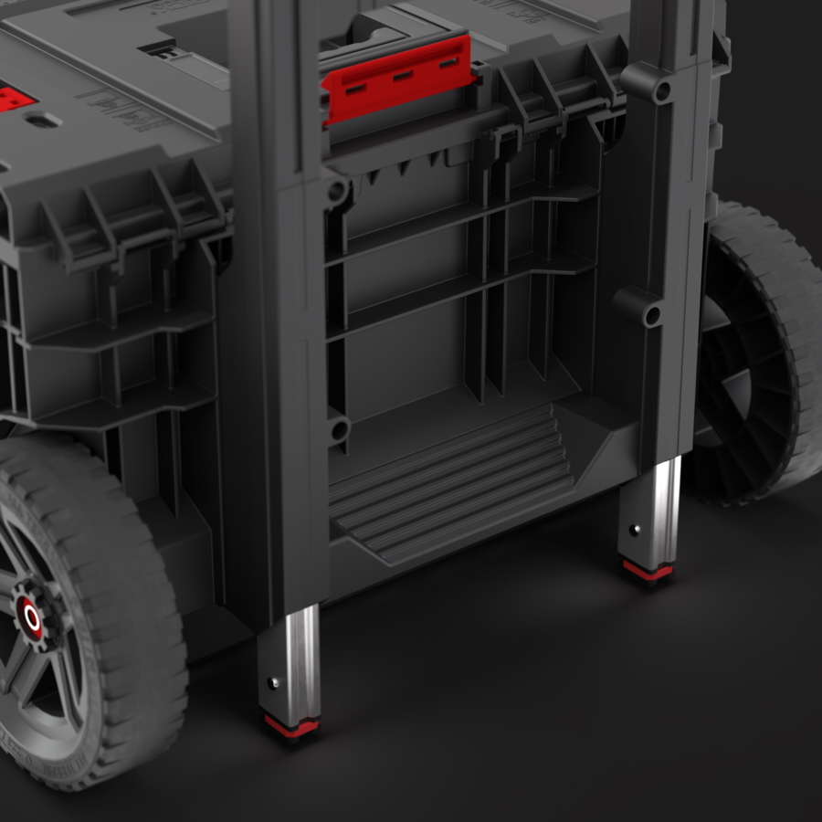 Įrankių dėžė su ratukais ONE Cart 2.0, QBRICK