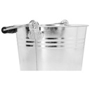 Cinkuotas metalinis kibiras 5l