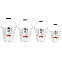Cinkuotas metalinis kibiras 5l