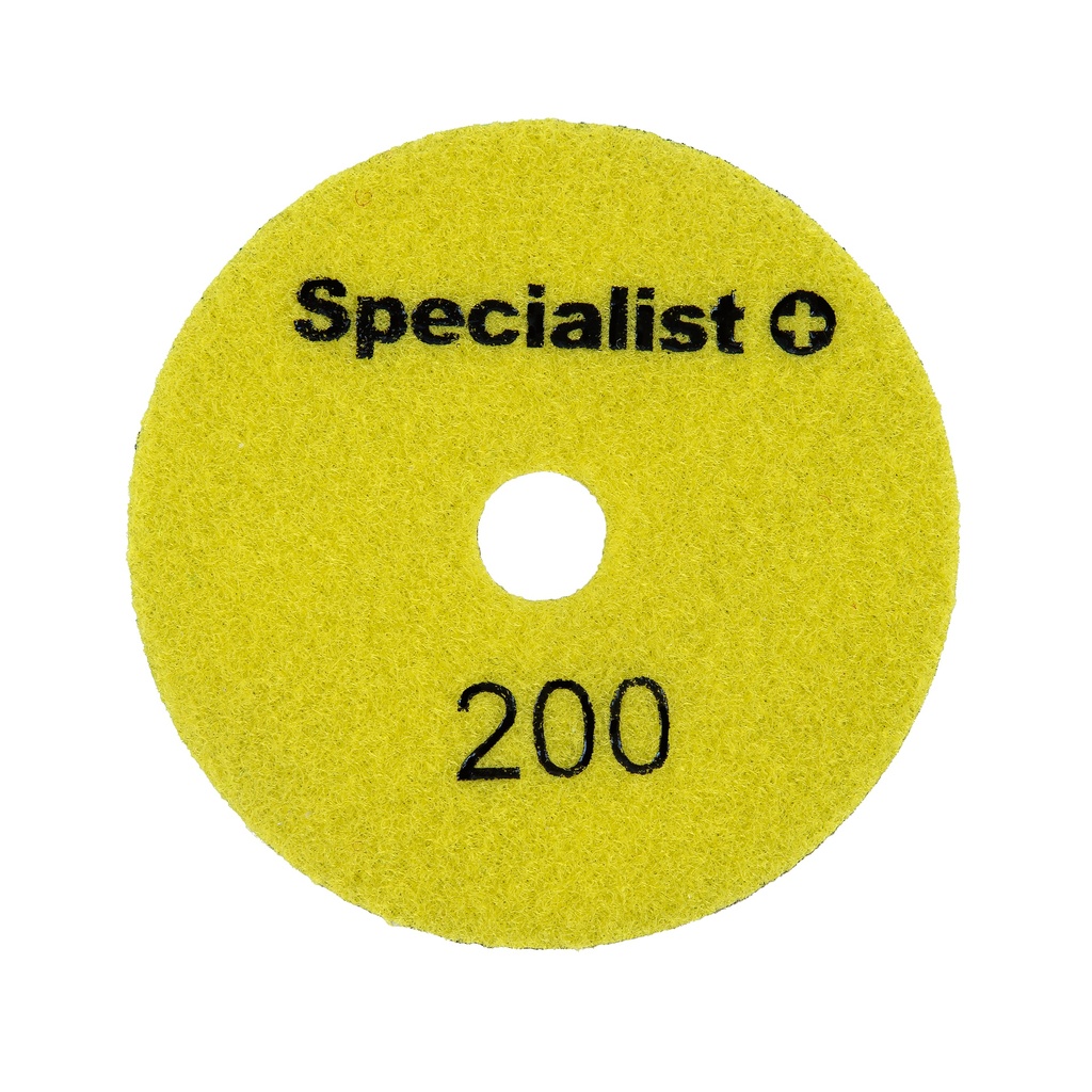 SPECIALIST+ deimant. Šlifavimo lap., 100 mm, 200P