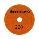 SPECIALIST+ deimant. Šlifavimo lap., universalus, 100 mm, 200P
