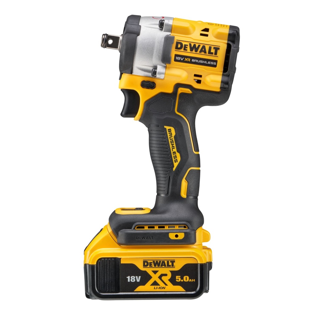 Smūginis veržliasukis 1/2, DCF922P2T 18V, 2x5 Ah,  DeWALT