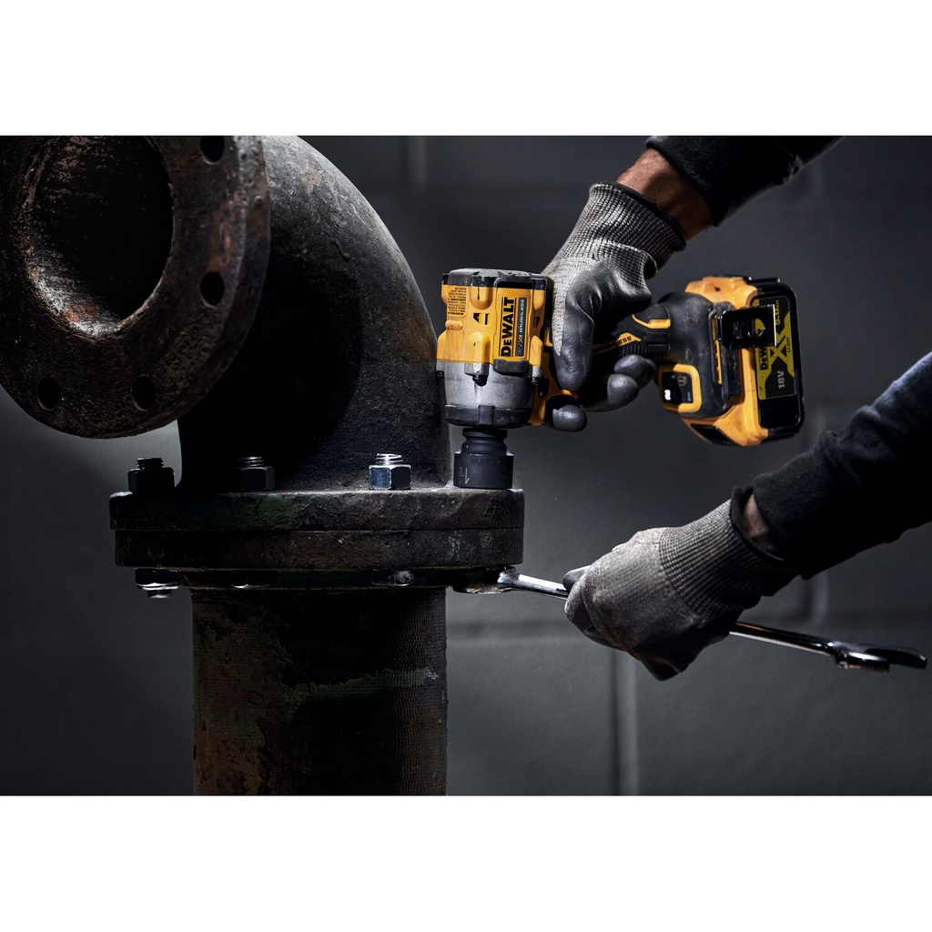 Smūginis veržliasukis 1/2, DCF922P2T 18V, 2x5 Ah,  DeWALT