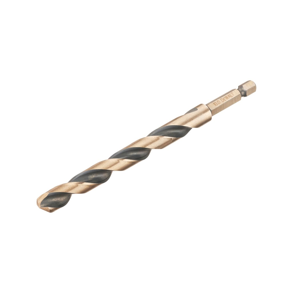 Grąžtas metalui HEX 1/4 10.0 mm. DeWALT