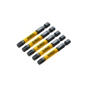 Sukimo antgaliukai FLEXTORQ T40 57 mm, DeWALT 5 vnt.