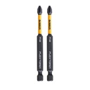 Sukimo antgaliukai FLEXTORQ PH2 89 mm, DeWALT, 2 vnt.