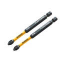 Sukimo antgaliukai FLEXTORQ PH2 89 mm, DeWALT, 2 vnt.