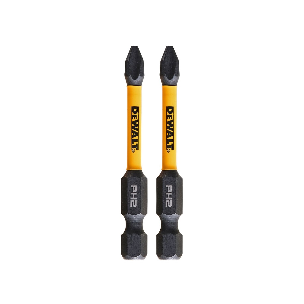 Sukimo antgaliukai FLEXTORQ PH2, 57 mm, DeWALT, 2 vnt.