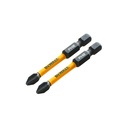 Sukimo antgaliukai FLEXTORQ PH2, 57 mm, DeWALT, 2 vnt.