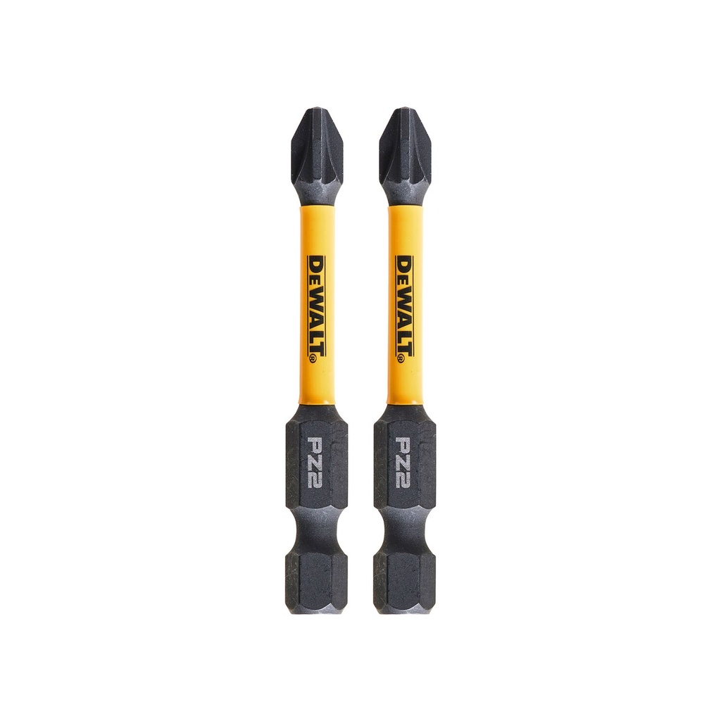 Sukimo antgaliukai FLEXTORQ PZ2 57 mm, DeWALT 2 vnt.
