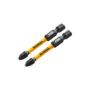 Sukimo antgaliukai FLEXTORQ PZ2 57 mm, DeWALT 2 vnt.