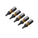 Sukimo antgaliukai FLEXTORQ T10 25 mm, DeWALT 5 vnt.