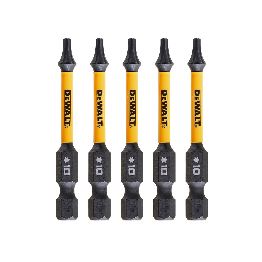 Sukimo antgaliukai FLEXTORQ T10 57 mm, DeWALT 5 vnt.