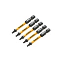 Sukimo antgaliukai FLEXTORQ T10 57 mm, DeWALT 5 vnt.