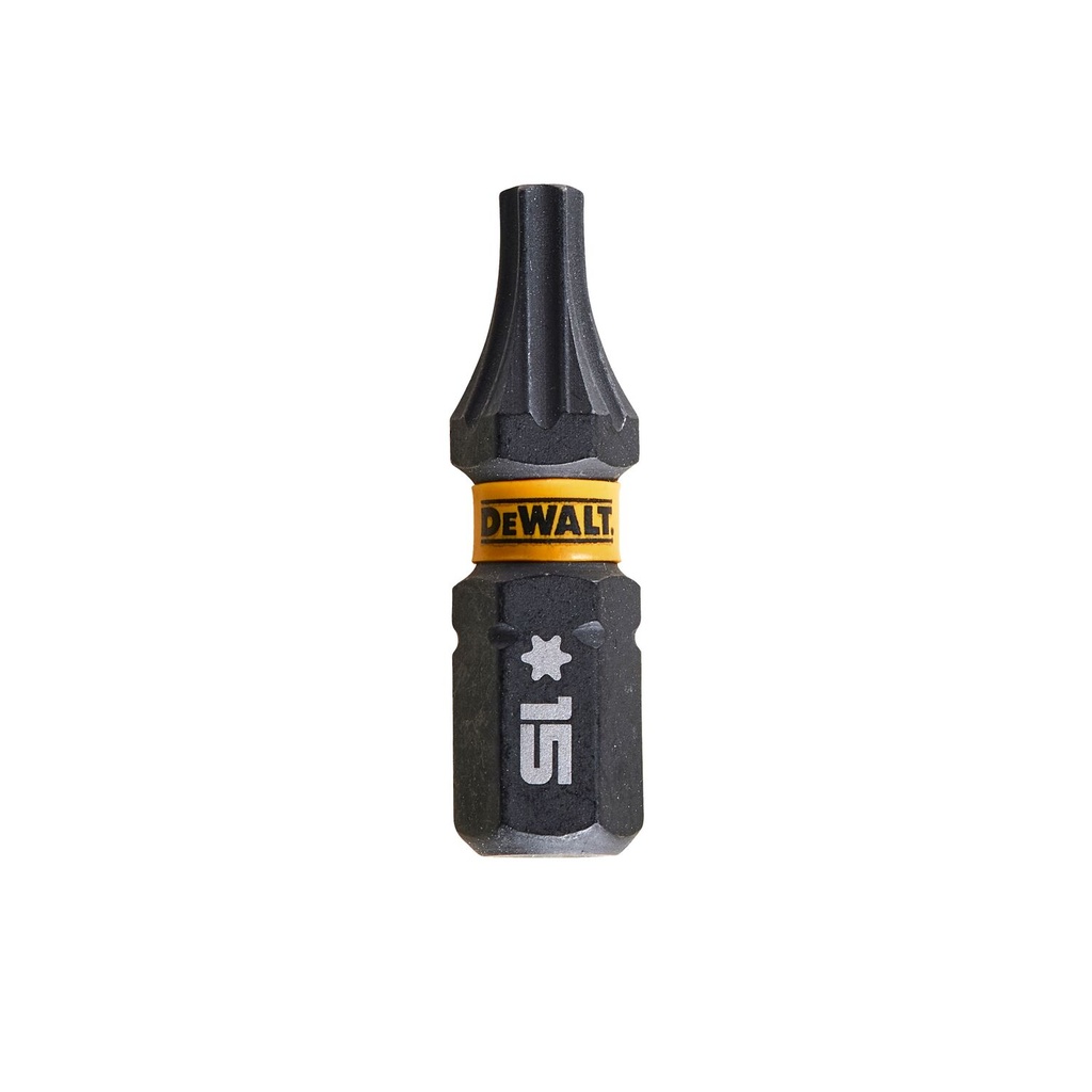 Sukimo antgaliukai FLEXTORQ T15 25 mm, DeWALT 5 vnt.