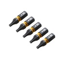 Sukimo antgaliukai FLEXTORQ T15 25 mm, DeWALT 5 vnt.
