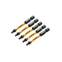 Sukimo antgaliukai FLEXTORQ T15 57 mm, DeWALT 5 vnt.