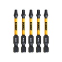 Sukimo antgaliukai FLEXTORQ T20 57 mm, DeWALT 5 vnt.