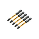 Sukimo antgaliukai FLEXTORQ T20 57 mm, DeWALT 5 vnt.