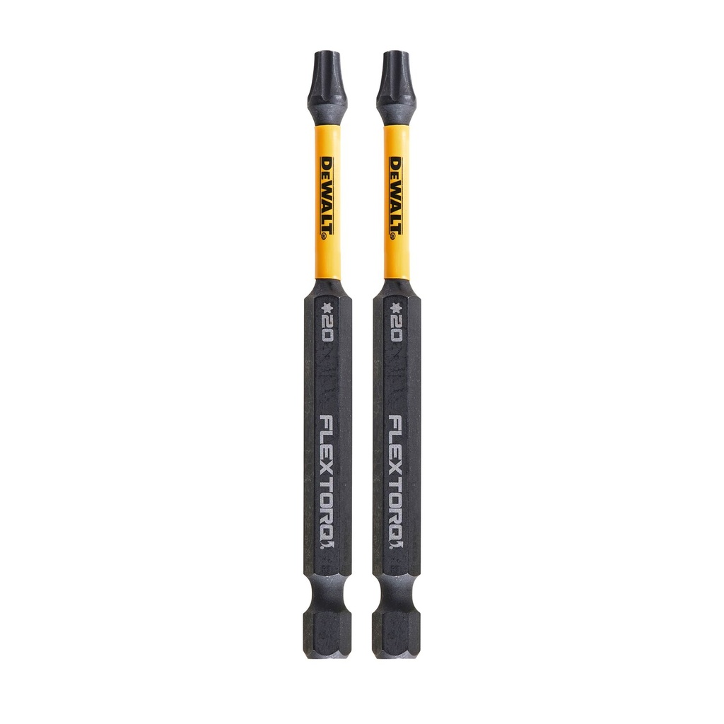 Sukimo antgaliukai FLEXTORQ T20 89 mm, DeWALT 2 vnt.