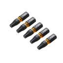 Sukimo antgaliukai FLEXTORQ T25 25 mm, DeWALT 5 vnt.