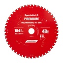 SPECIALIST+ pjovimo diskas Multimaterial 184x48Tx20/16mm