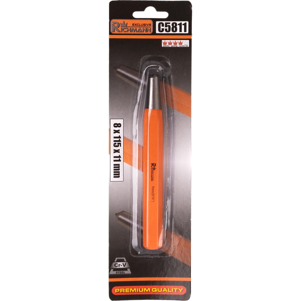 CENTER PUNCH 8x115MM x 11MM
