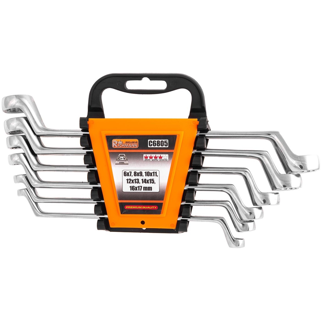 Ring spanners 6 pcs 6-17MM