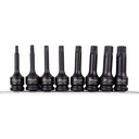 IMPACT TORX BIT SOCKET SET T30-T80, 1/2', 8 PCS, EXCLUSIVE