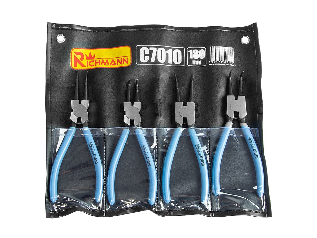 Replės fiksavimo žiedams 180 mm, 4 vnt.